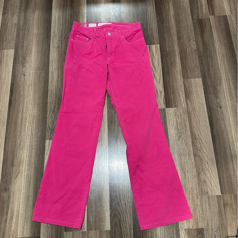 Fabrizio Gianni Bright Pink Straight Leg Pants size 8